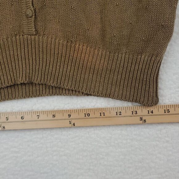 Evan Picone Vintage Cropped Embroidered Sweater Large - Picture 10 of 17